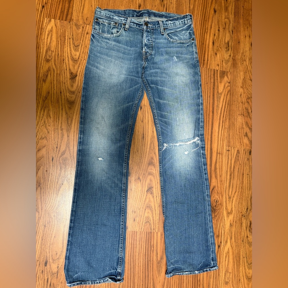 Ruehl No.925 Men's Faded Blue Straight Jeans